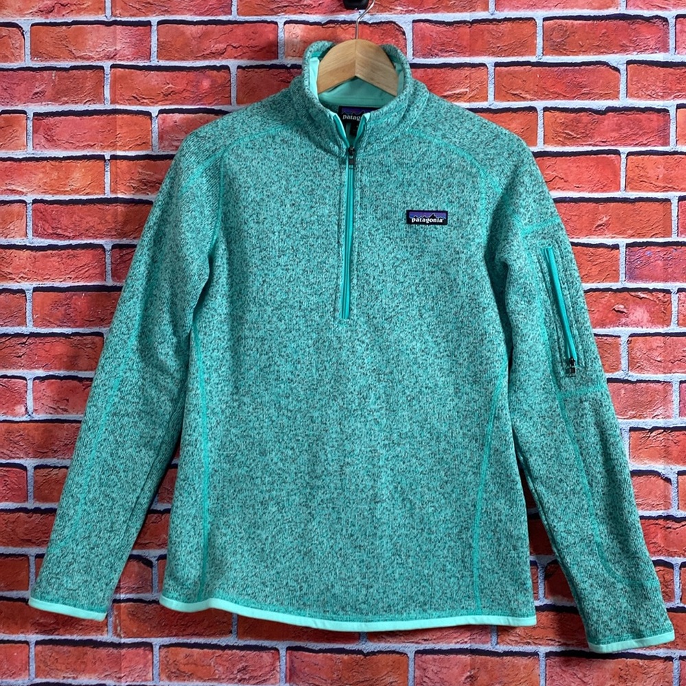 Patagonia Women's 1/4 Quarter Zip Better Sweater in Bend‎ Blue Size Small